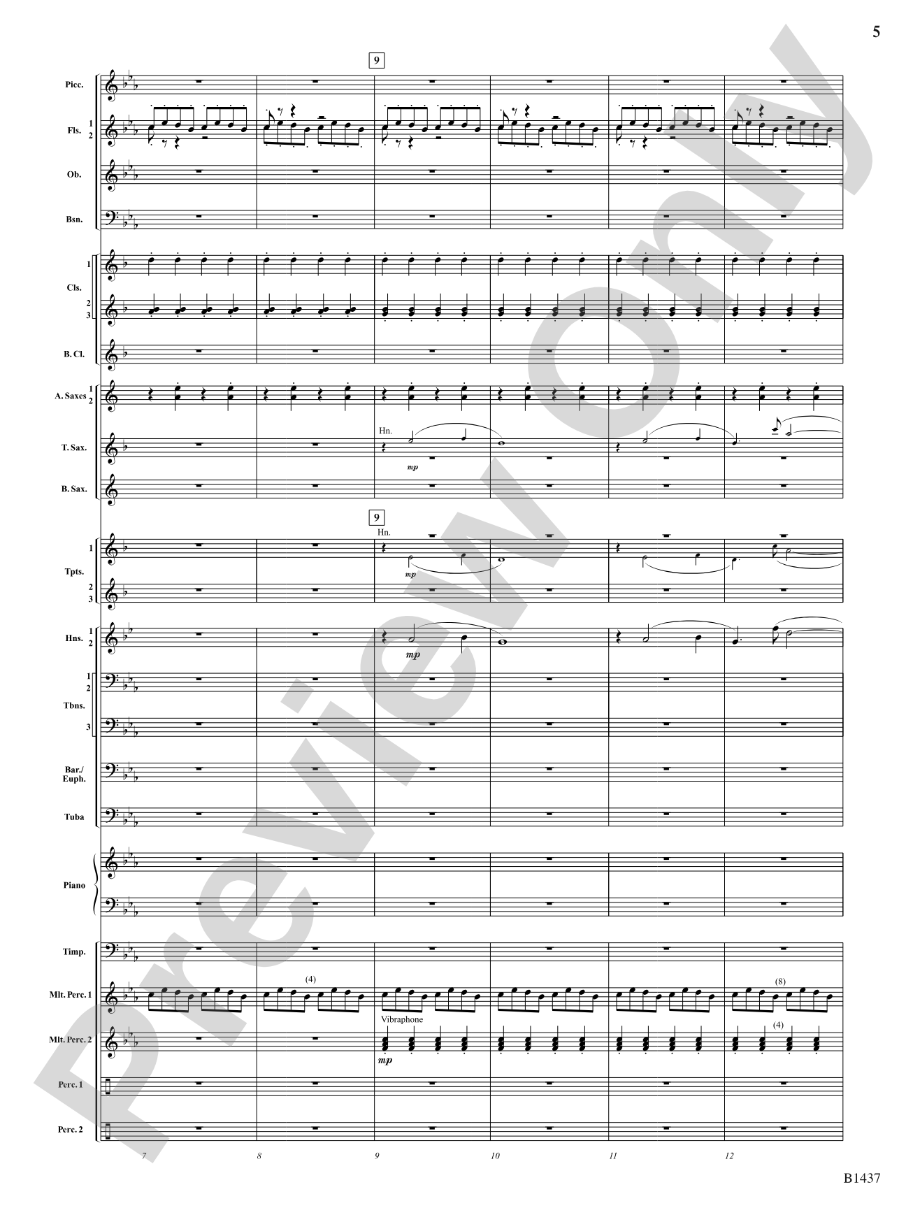 Elements (Petite Symphony): Concert Band Conductor Score & Parts