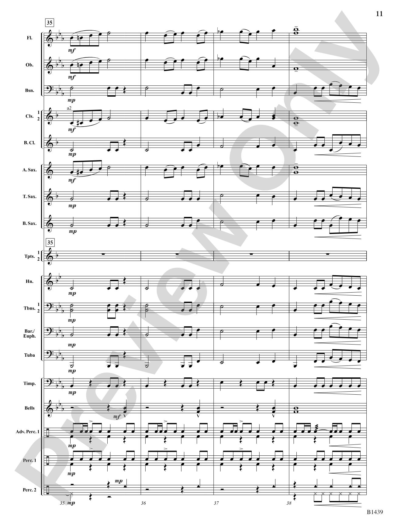 Egyptique: Concert Band Conductor Score & Parts