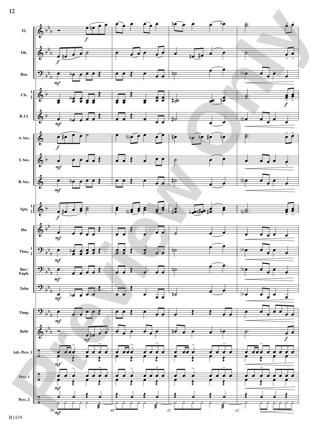Egyptique: Concert Band Conductor Score & Parts