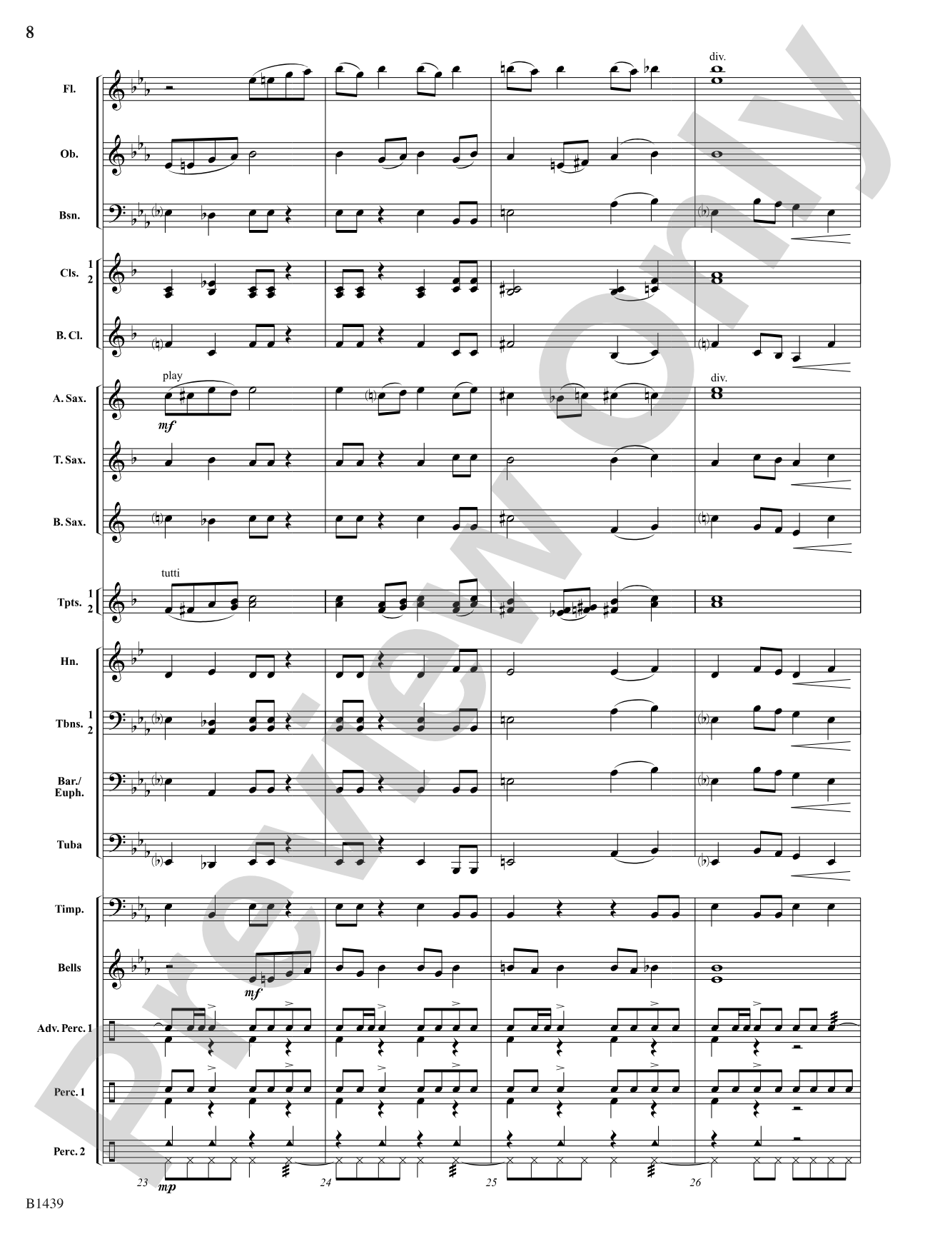 Egyptique: Concert Band Conductor Score & Parts