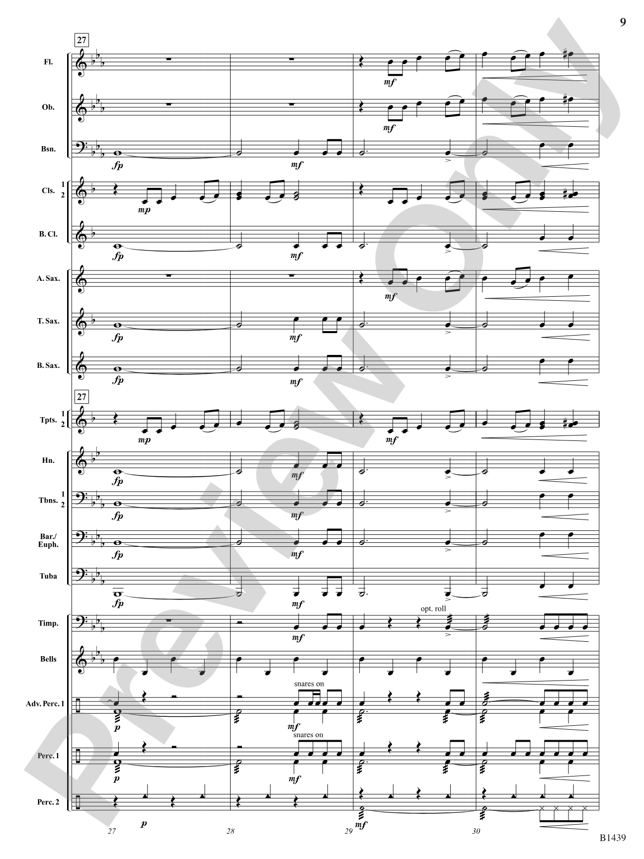 Egyptique: Concert Band Conductor Score & Parts