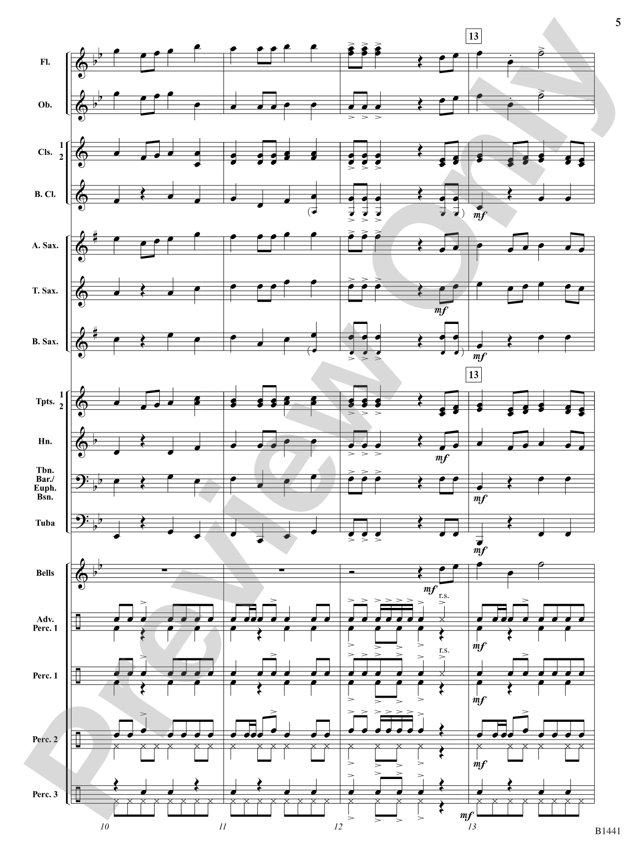 El Pato Loco (The Crazy Duck): Concert Band Conductor Score & Parts