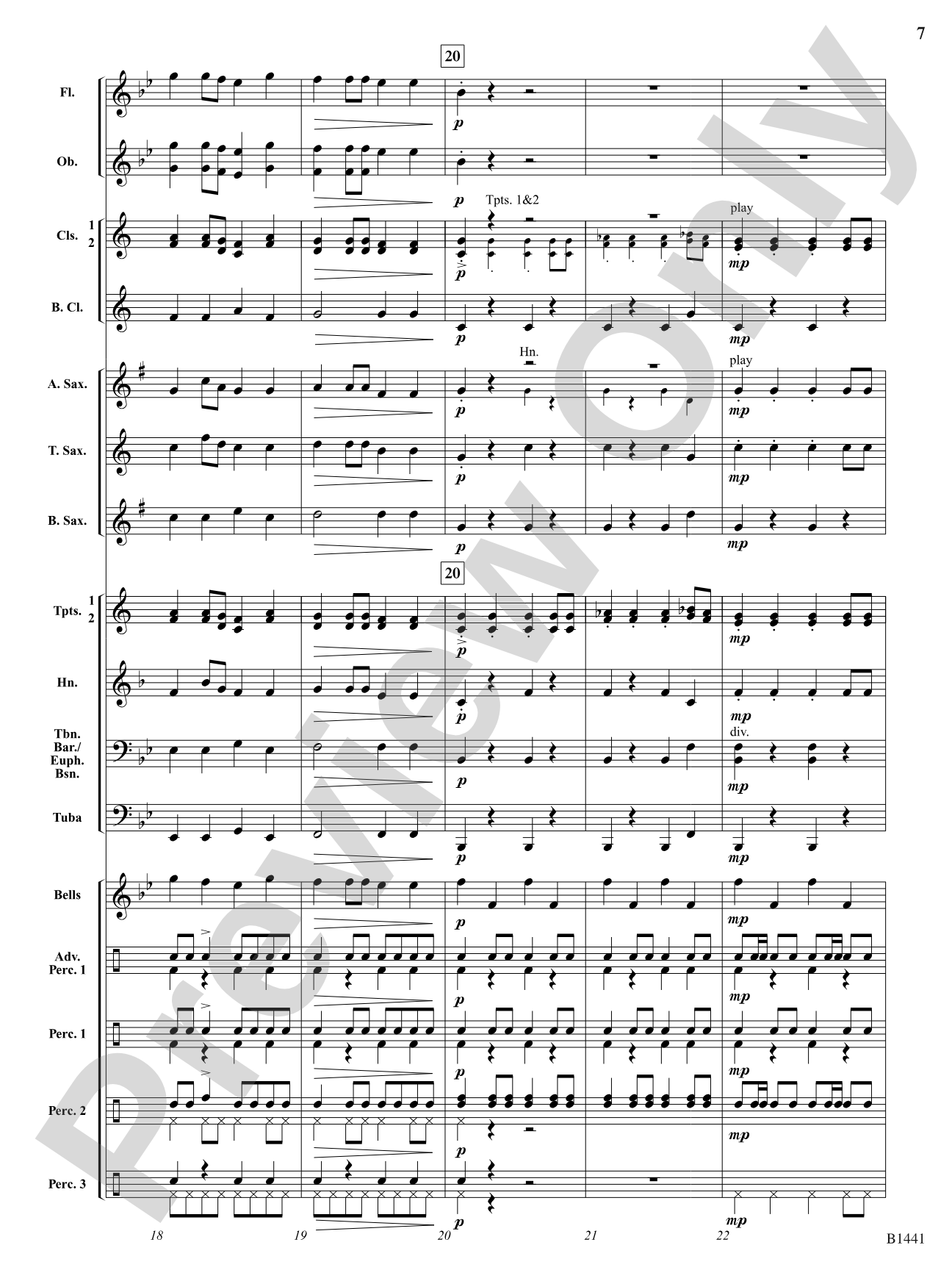 El Pato Loco (The Crazy Duck): Concert Band Conductor Score & Parts