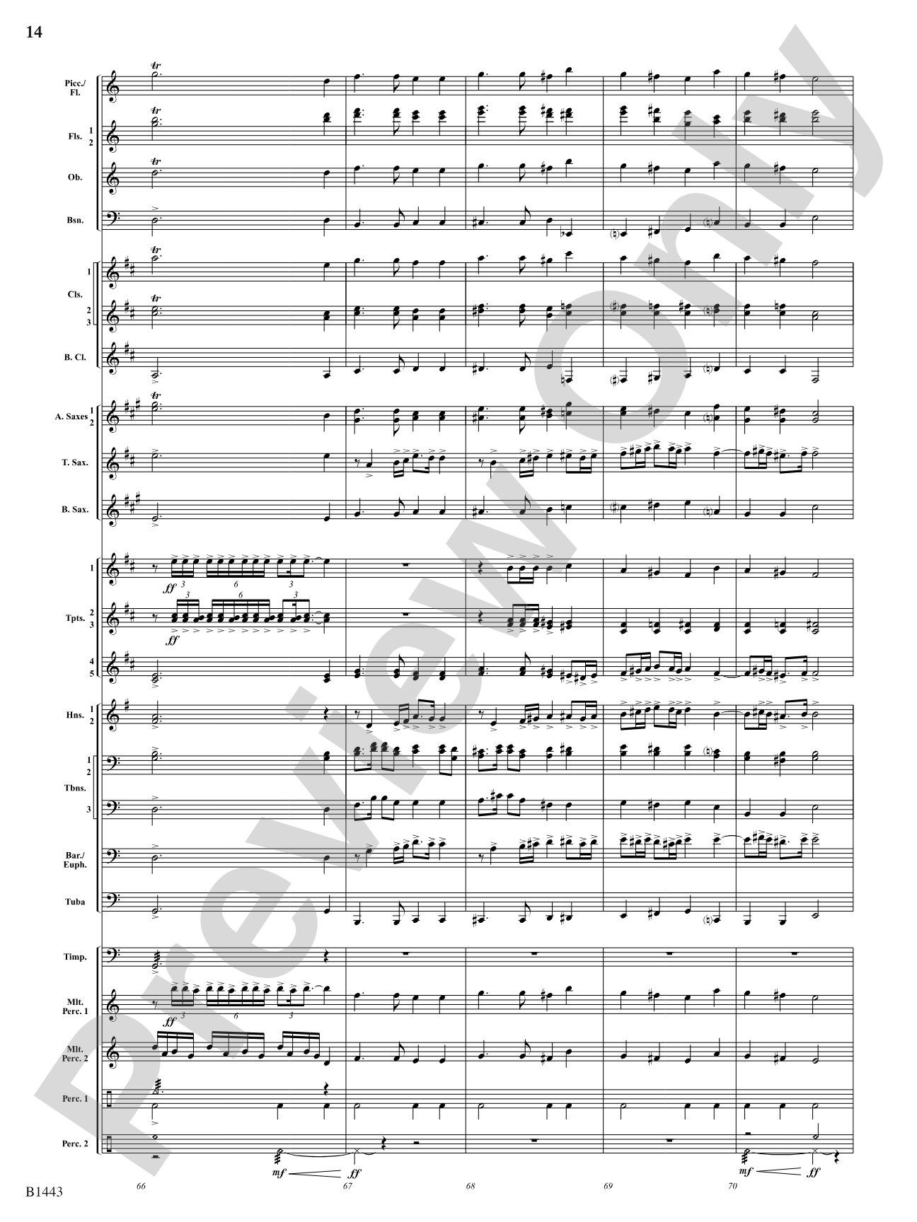 Journal for a Soldier: Concert Band Conductor Score & Parts