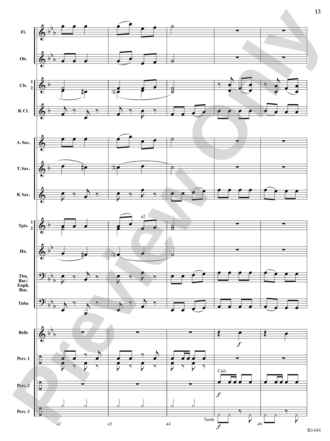 Tango Bells (Tango All the Way!): Concert Band Conductor Score & Parts
