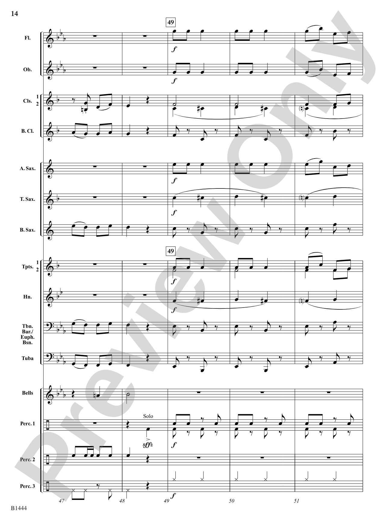 Tango Bells (Tango All the Way!): Concert Band Conductor Score & Parts