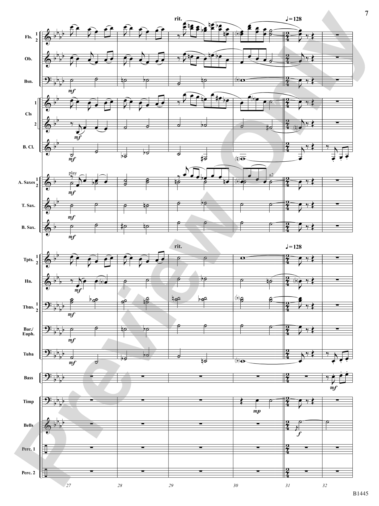 Give My Regards to Broadway: Concert Band Conductor Score & Parts
