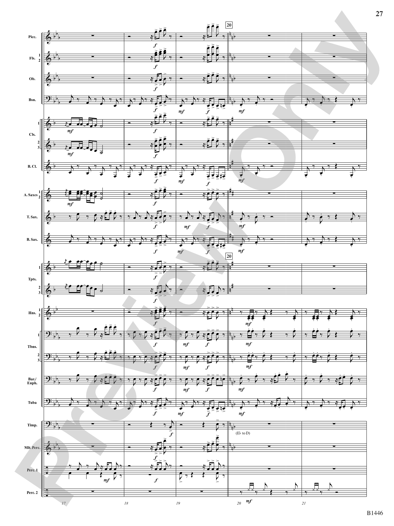 Country Bandstand: Concert Band Conductor Score & Parts