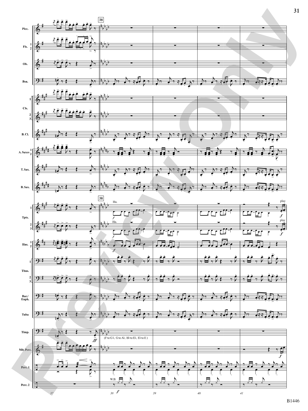 Country Bandstand: Concert Band Conductor Score & Parts
