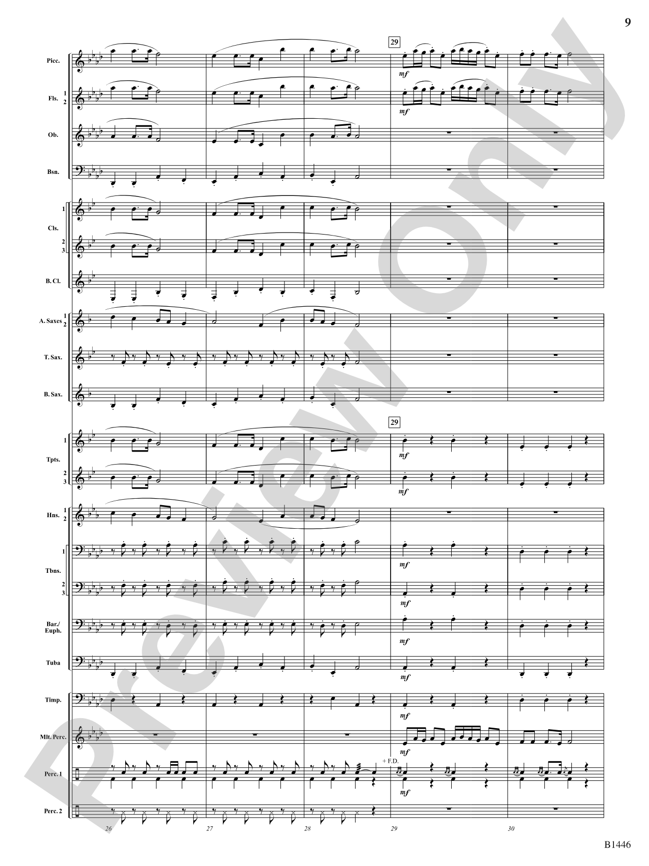 Country Bandstand: Concert Band Conductor Score & Parts