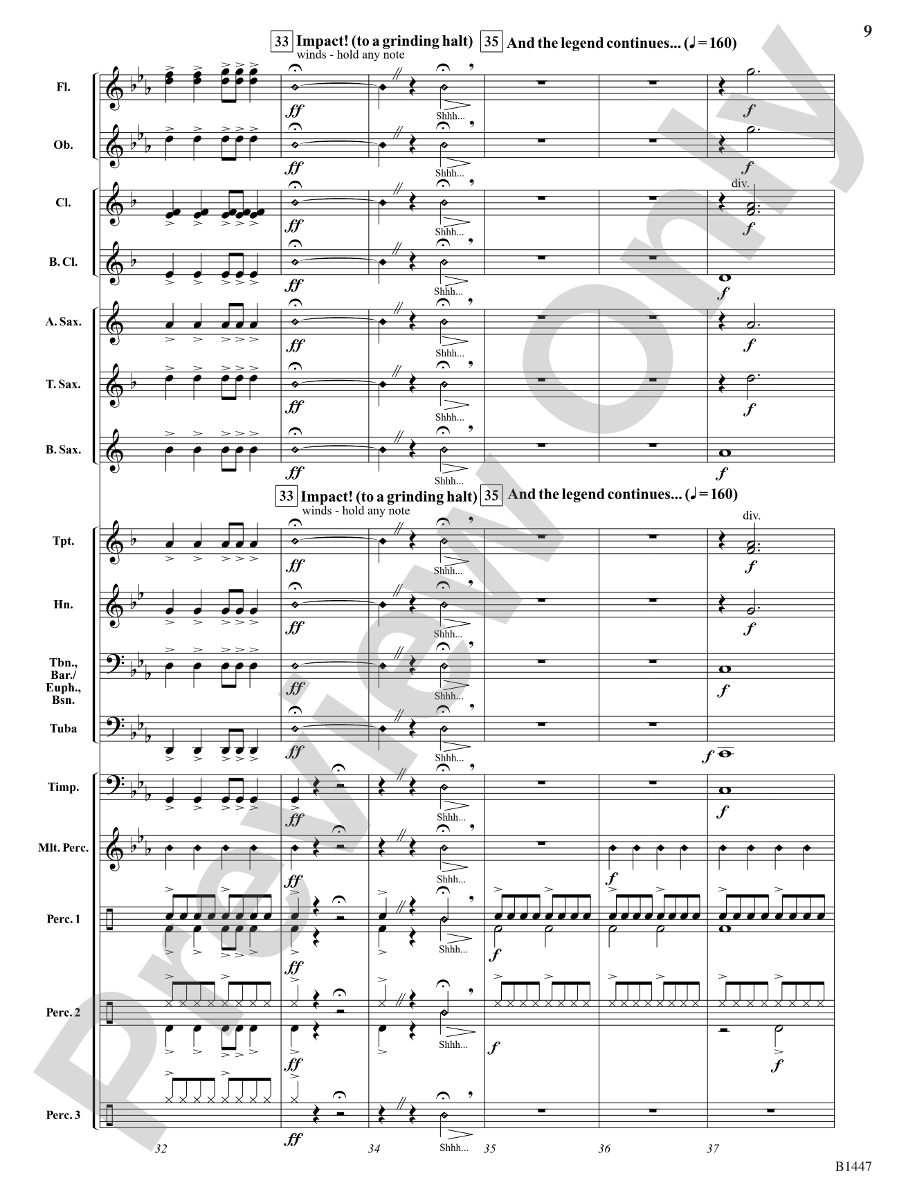 Casey's Last Run: Concert Band Conductor Score & Parts