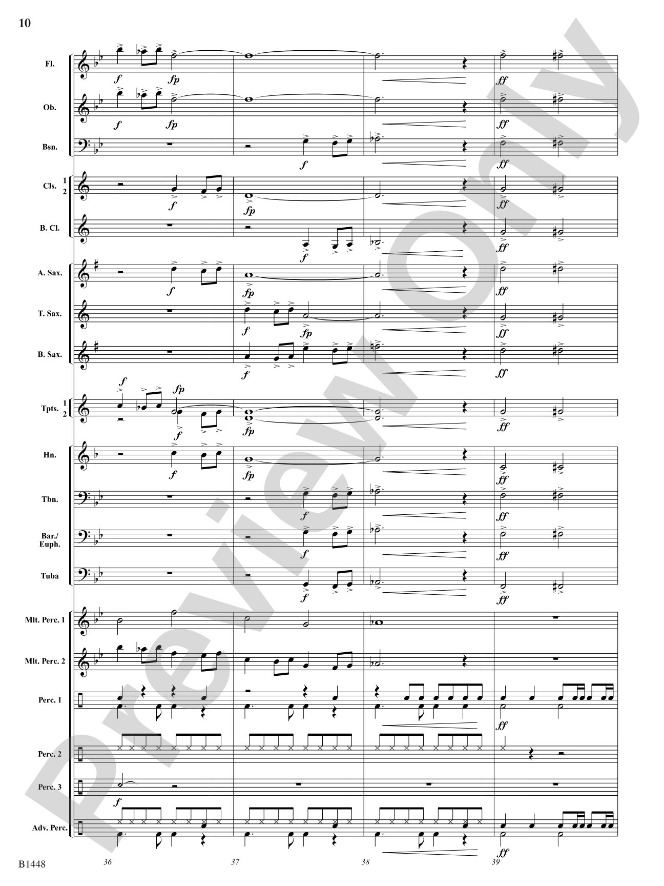 Bell Carol Rock: Concert Band Conductor Score & Parts