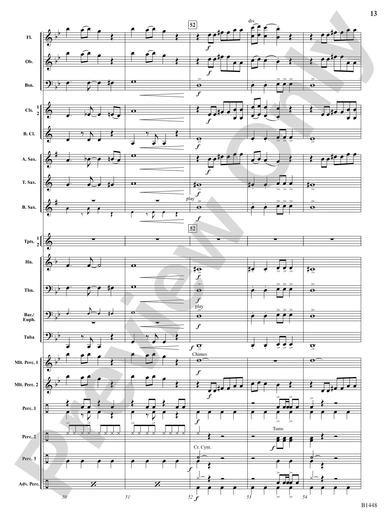Bell Carol Rock: Concert Band Conductor Score & Parts