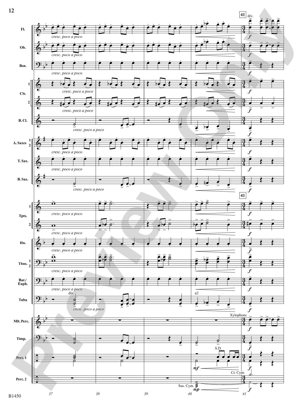 Escape from the Deep: Concert Band Conductor Score & Parts