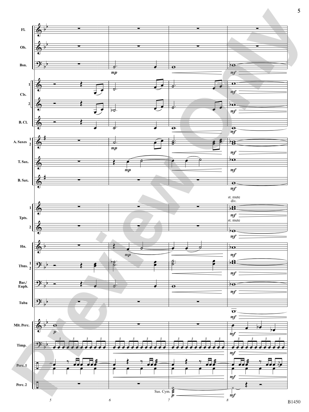 Escape from the Deep: Concert Band Conductor Score & Parts