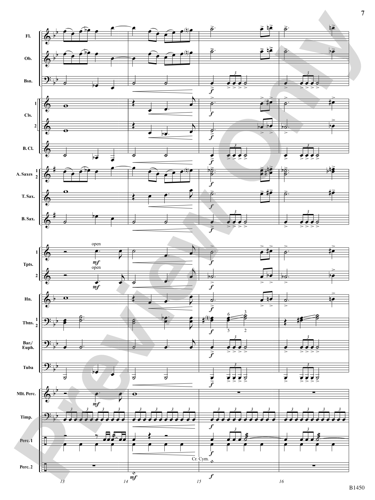 Escape from the Deep: Concert Band Conductor Score & Parts