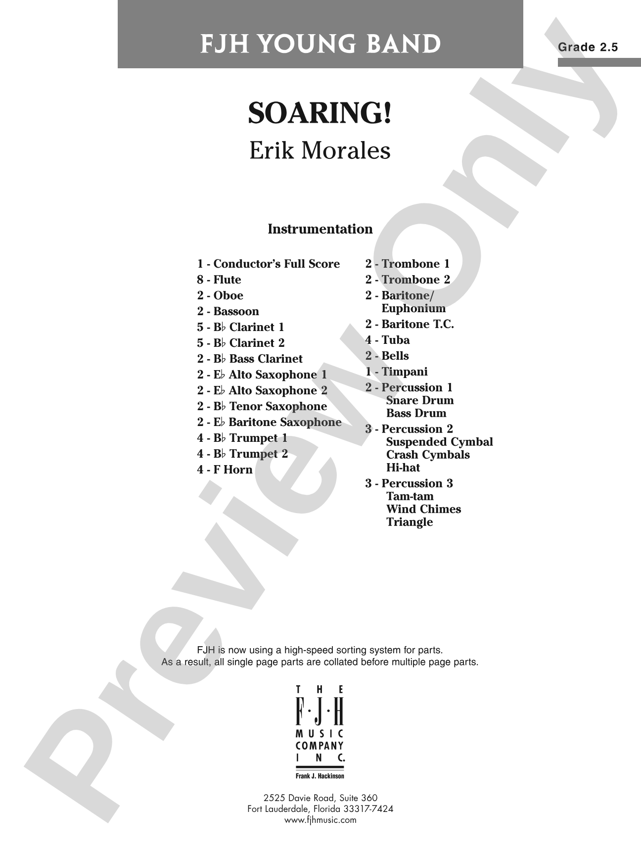Soaring!: Concert Band Conductor Score & Parts