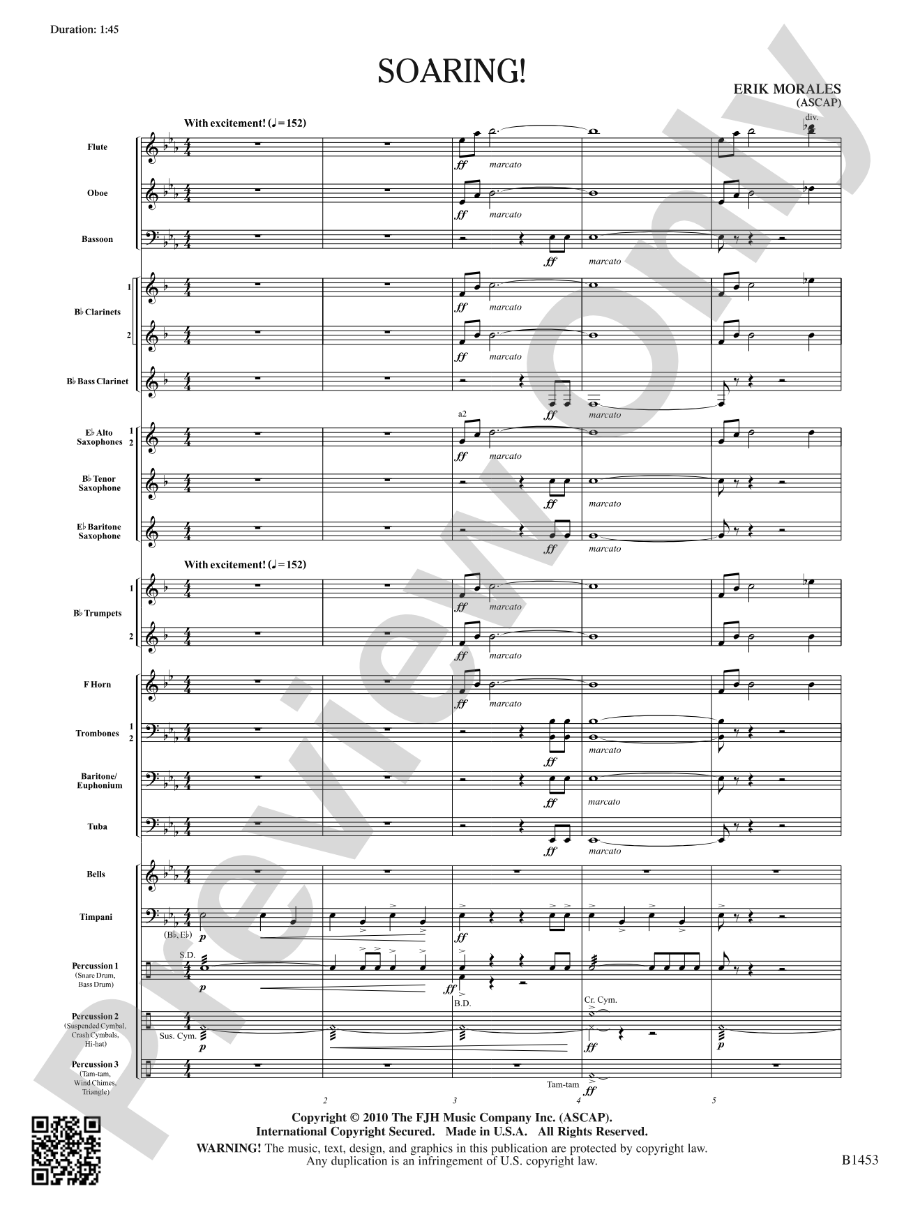 Soaring!: Concert Band Conductor Score & Parts