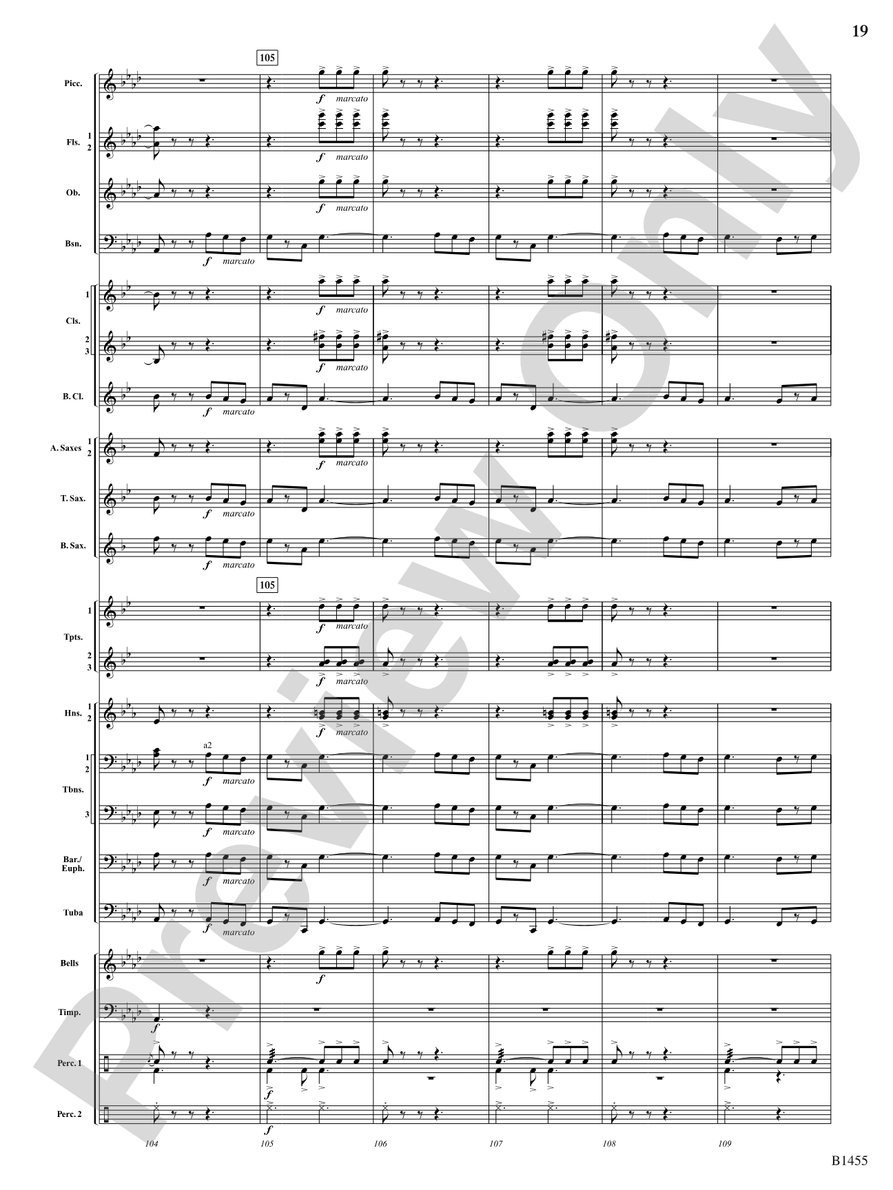 March of the Patriots: Concert Band Conductor Score & Parts