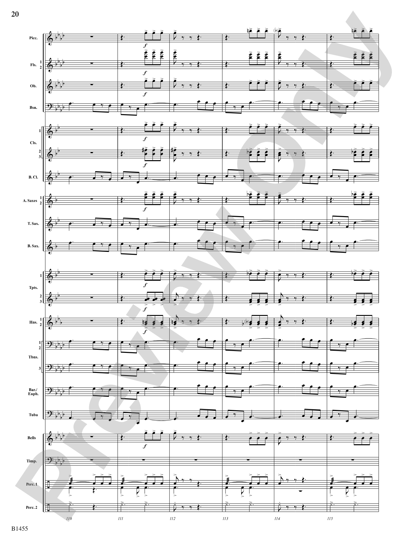 March of the Patriots: Concert Band Conductor Score & Parts