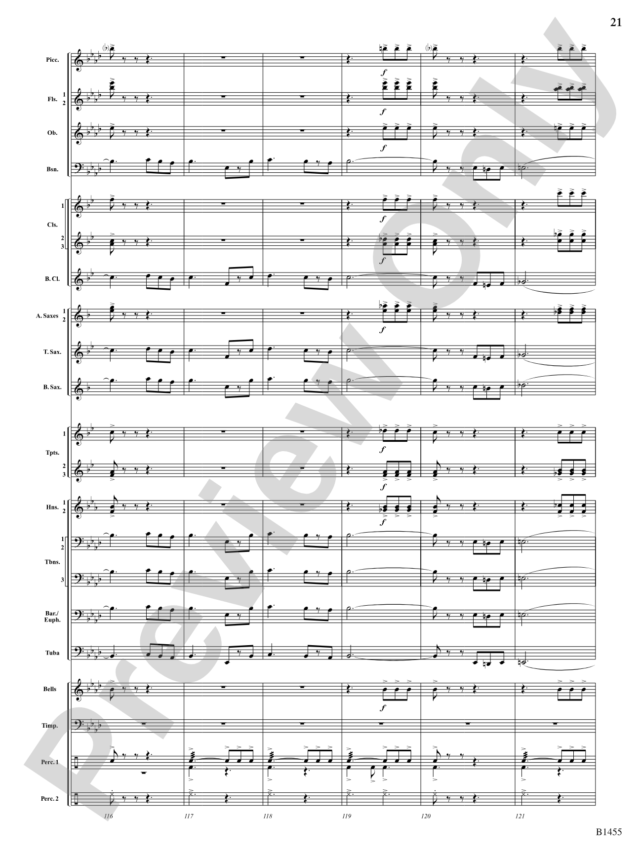 March of the Patriots: Concert Band Conductor Score & Parts