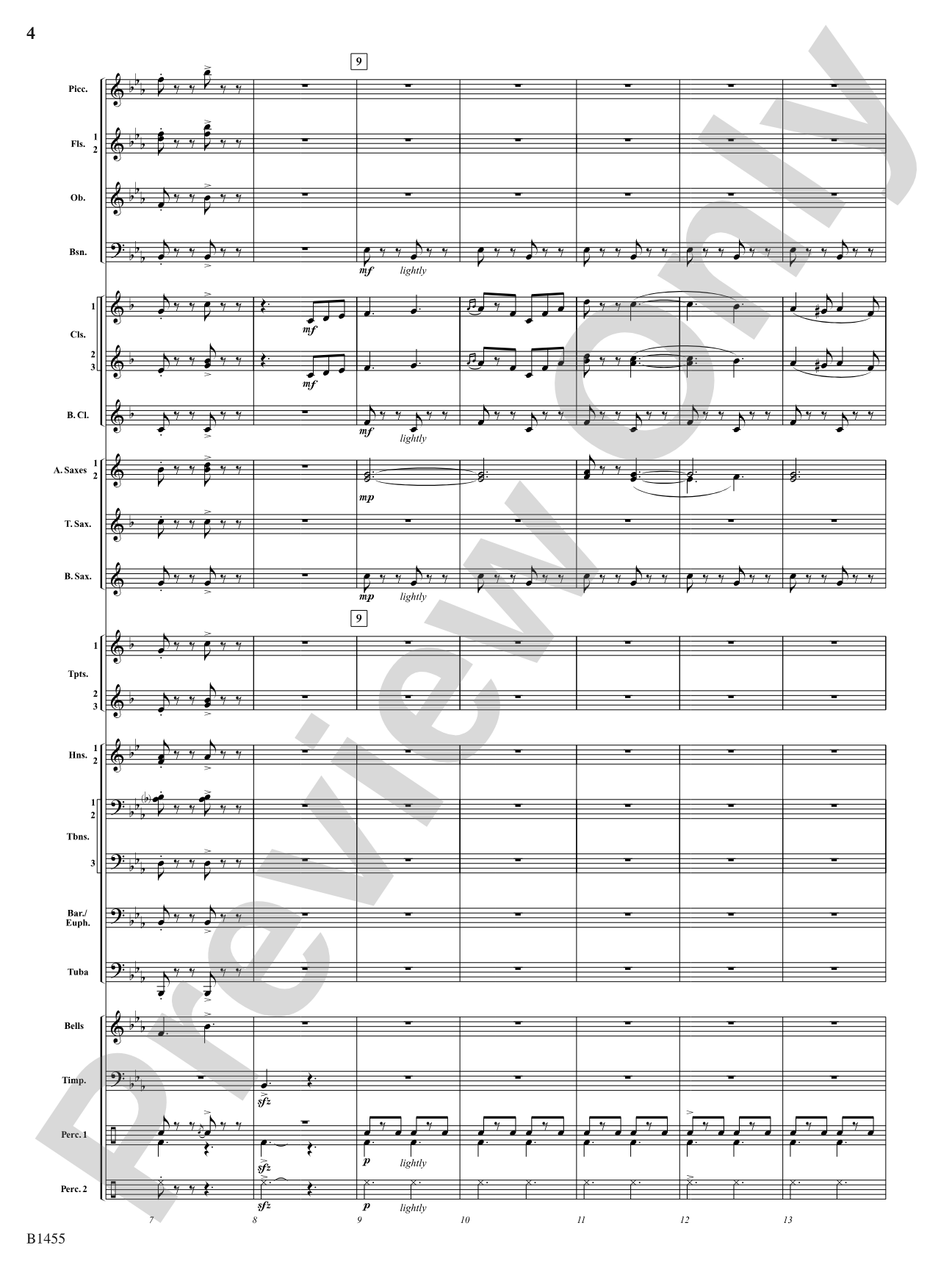 March of the Patriots: Concert Band Conductor Score & Parts