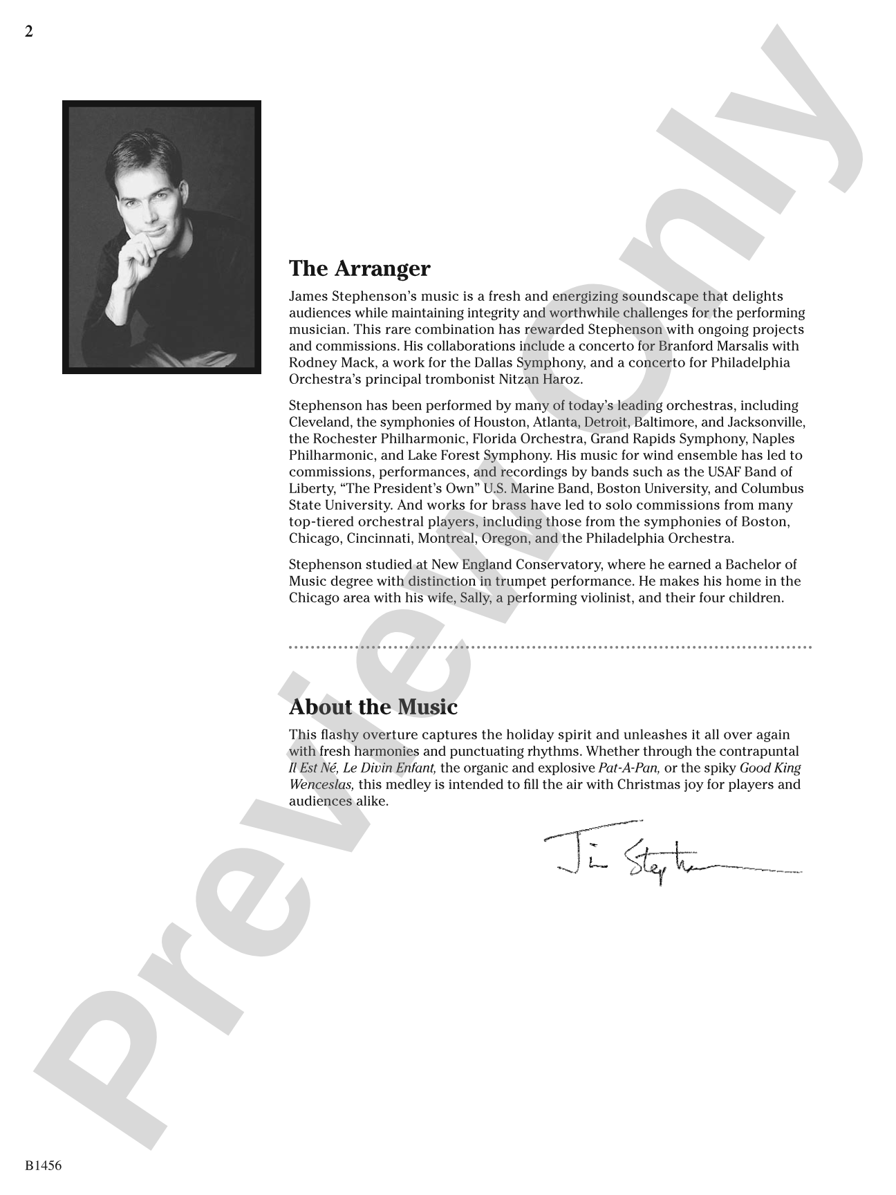 Overture to a Winter Celebration: Concert Band Conductor Score & Parts