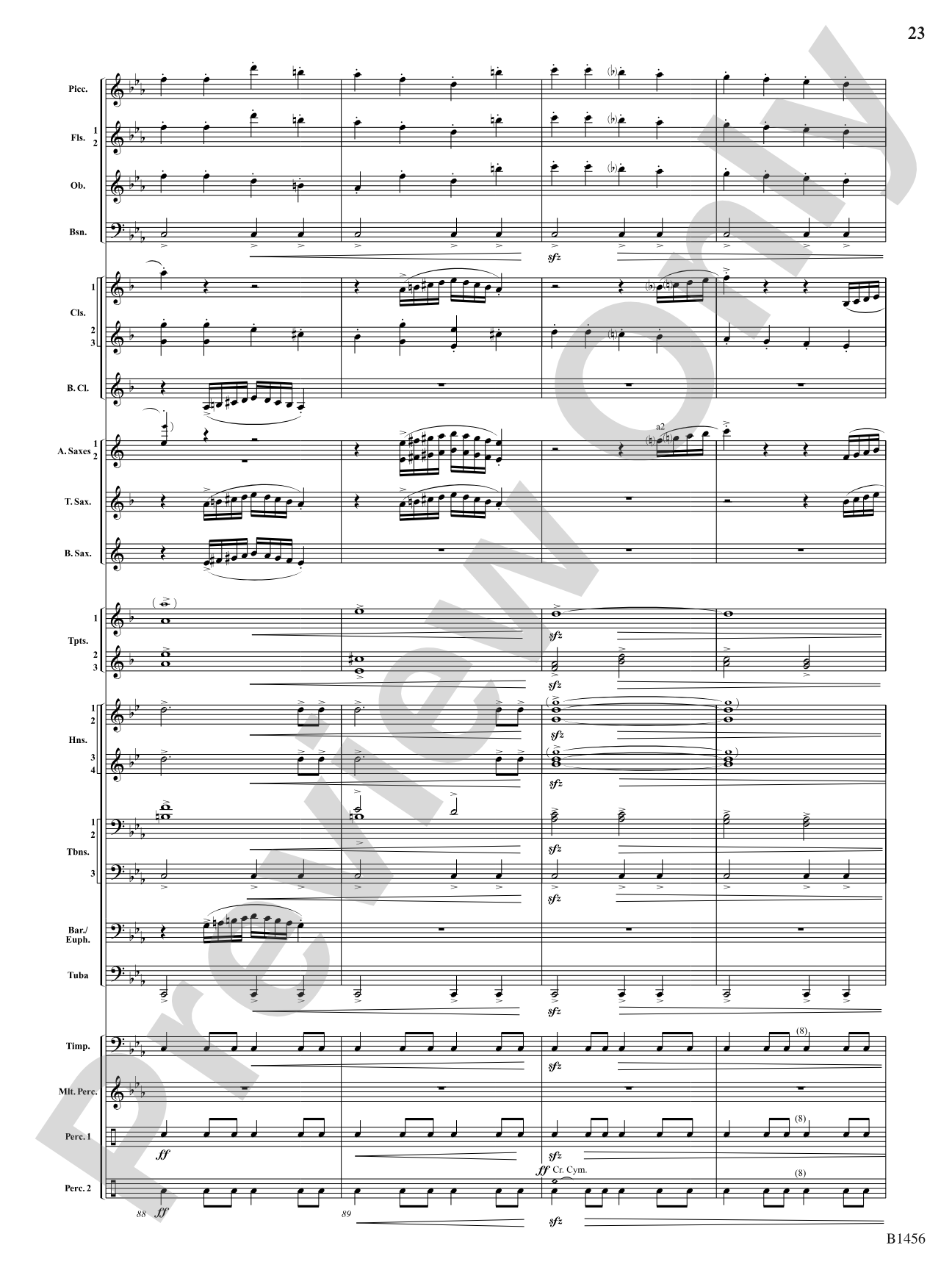 Overture to a Winter Celebration: Concert Band Conductor Score & Parts