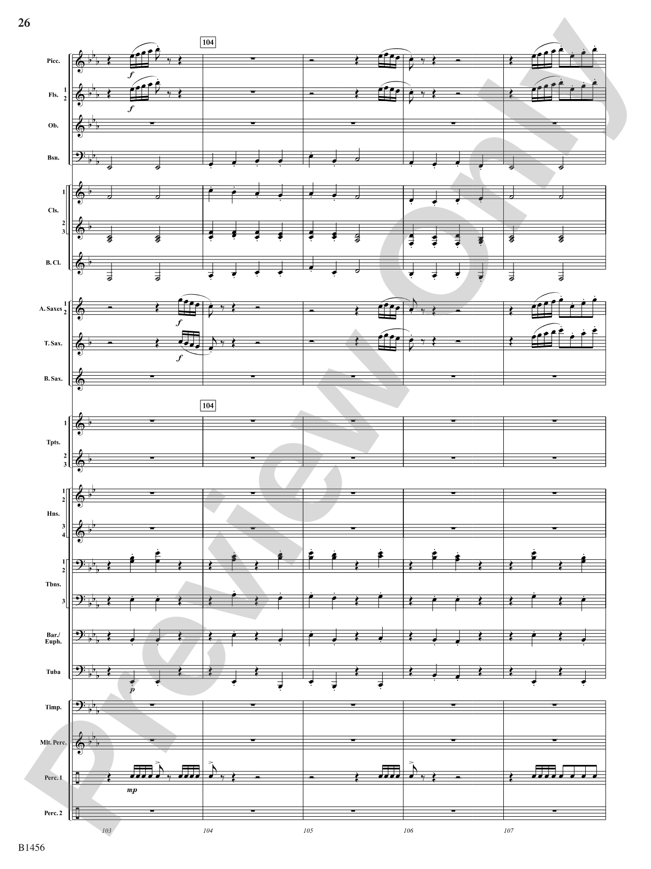 Overture to a Winter Celebration: Concert Band Conductor Score & Parts