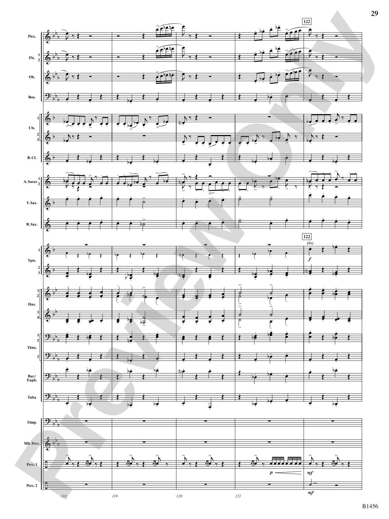 Overture to a Winter Celebration: Concert Band Conductor Score & Parts