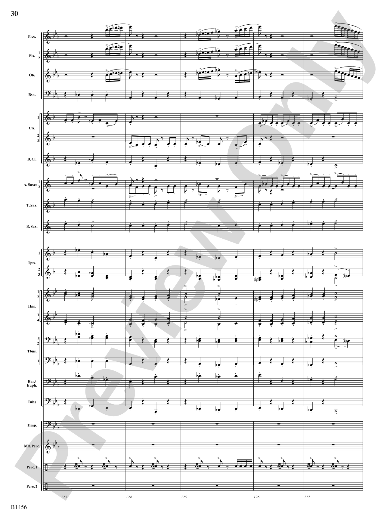 Overture to a Winter Celebration: Concert Band Conductor Score & Parts