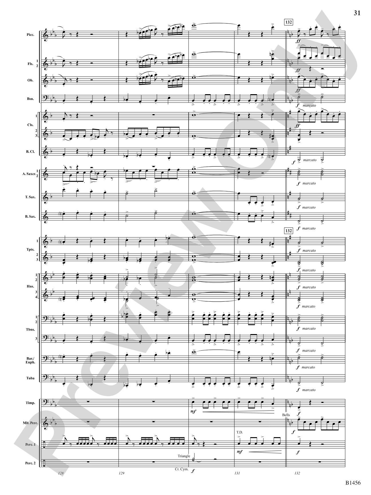 Overture to a Winter Celebration: Concert Band Conductor Score & Parts