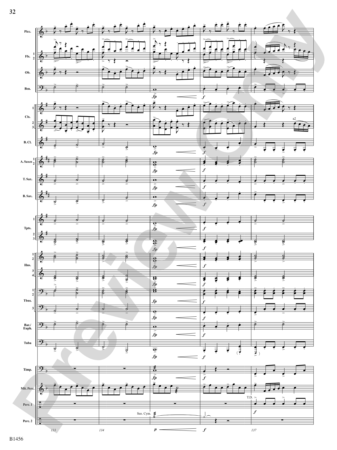 Overture to a Winter Celebration: Concert Band Conductor Score & Parts