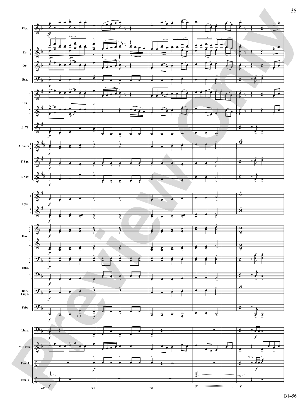 Overture to a Winter Celebration: Concert Band Conductor Score & Parts