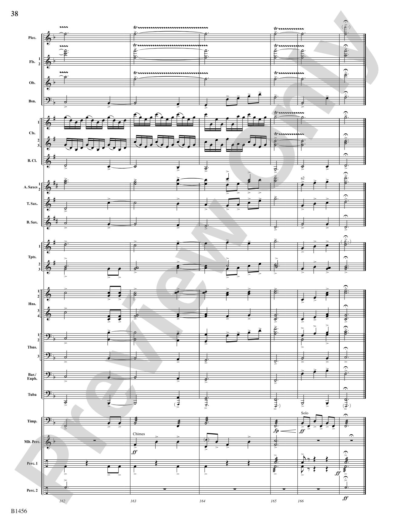 Overture to a Winter Celebration: Concert Band Conductor Score & Parts