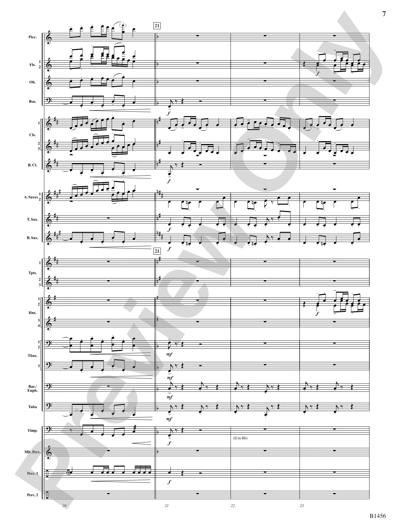 Overture to a Winter Celebration: Concert Band Conductor Score & Parts