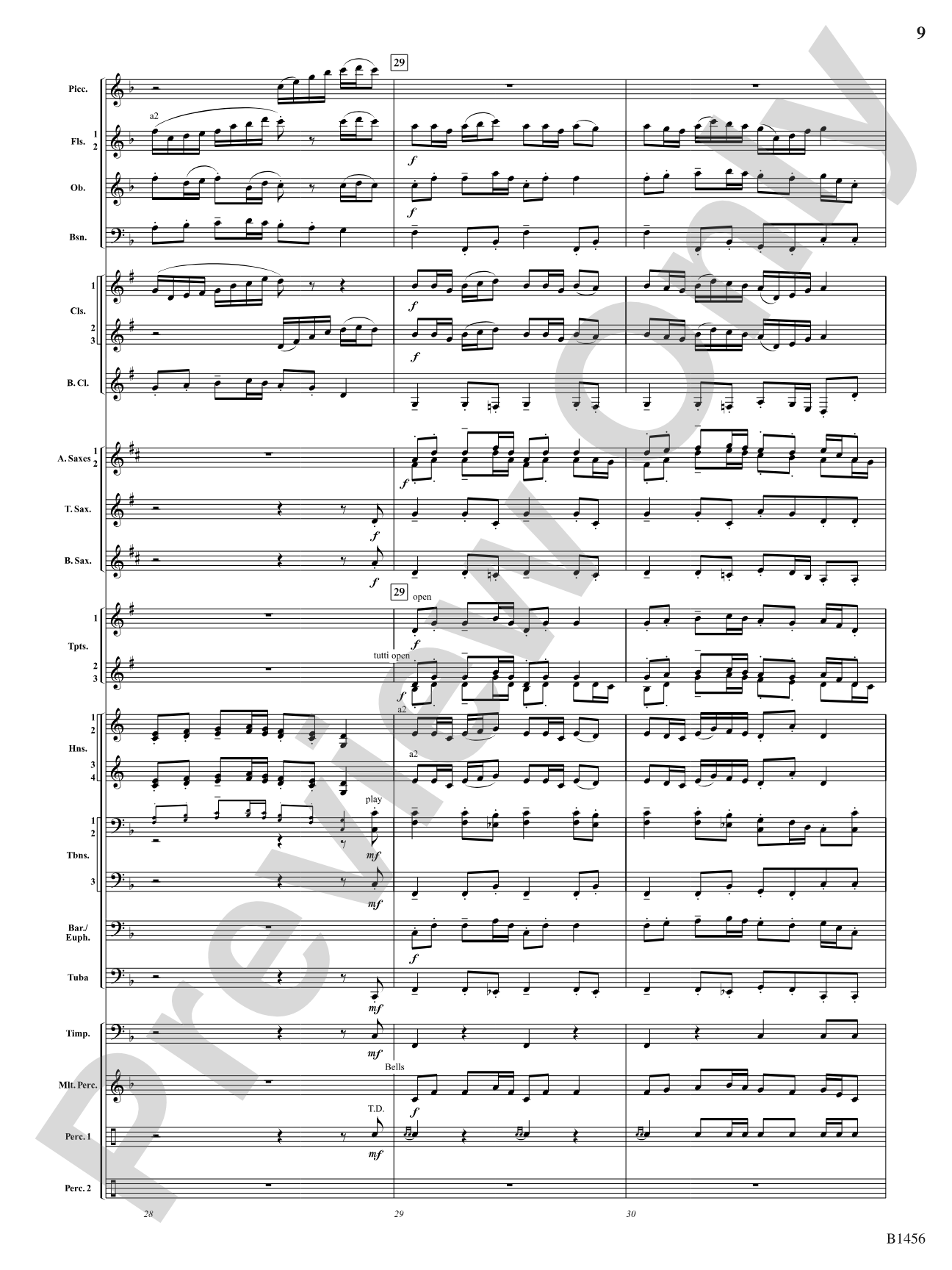 Overture to a Winter Celebration: Concert Band Conductor Score & Parts