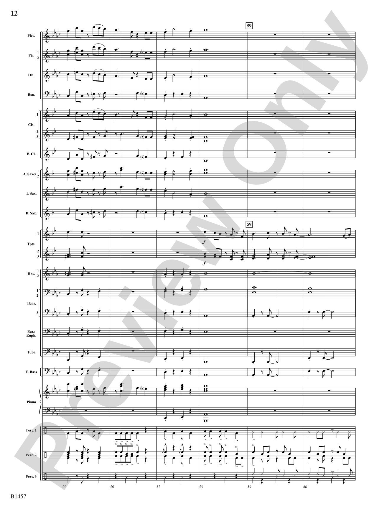 We Wish You a Mambo Christmas: Concert Band Conductor Score & Parts