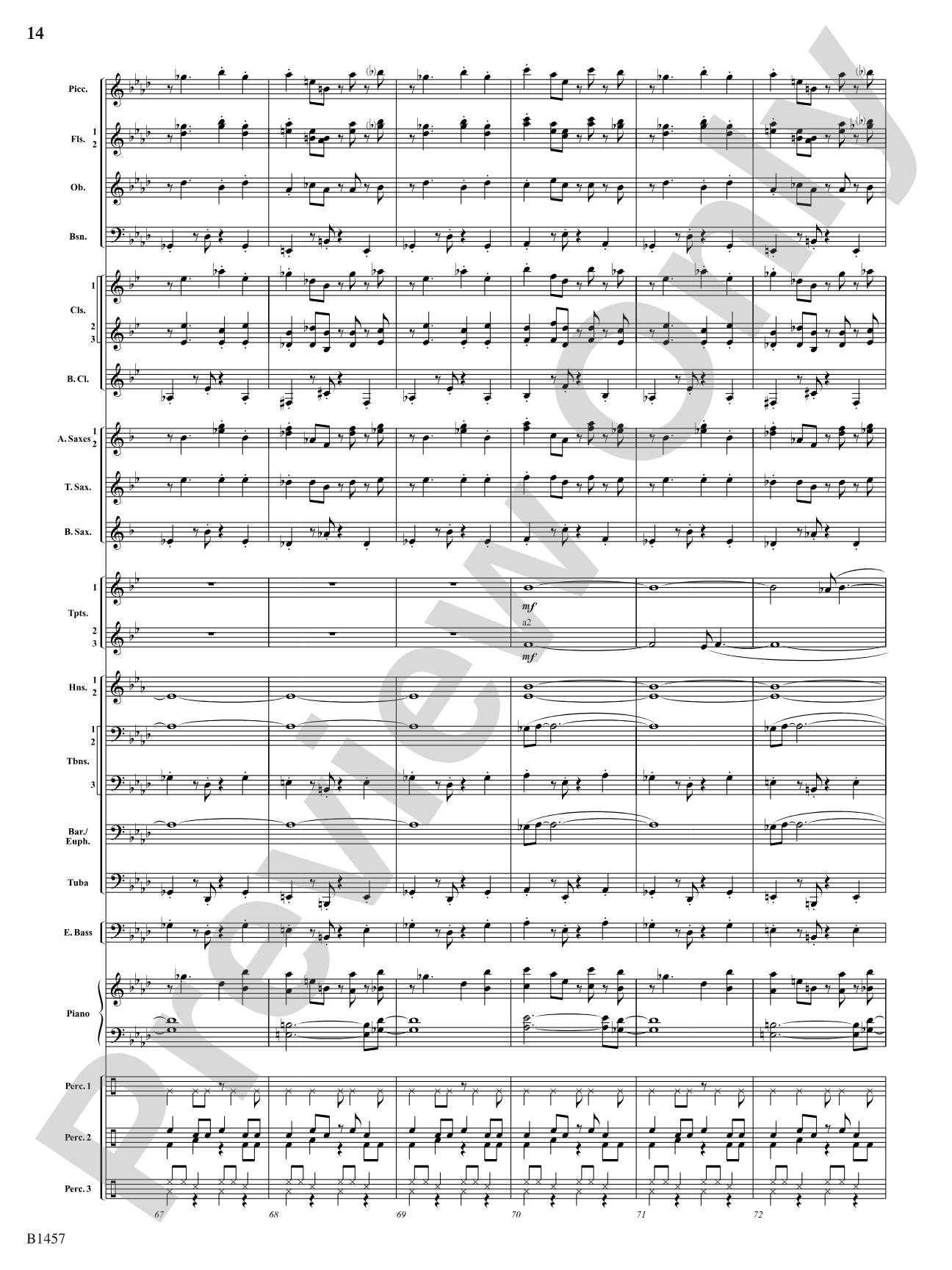 We Wish You a Mambo Christmas: Concert Band Conductor Score & Parts