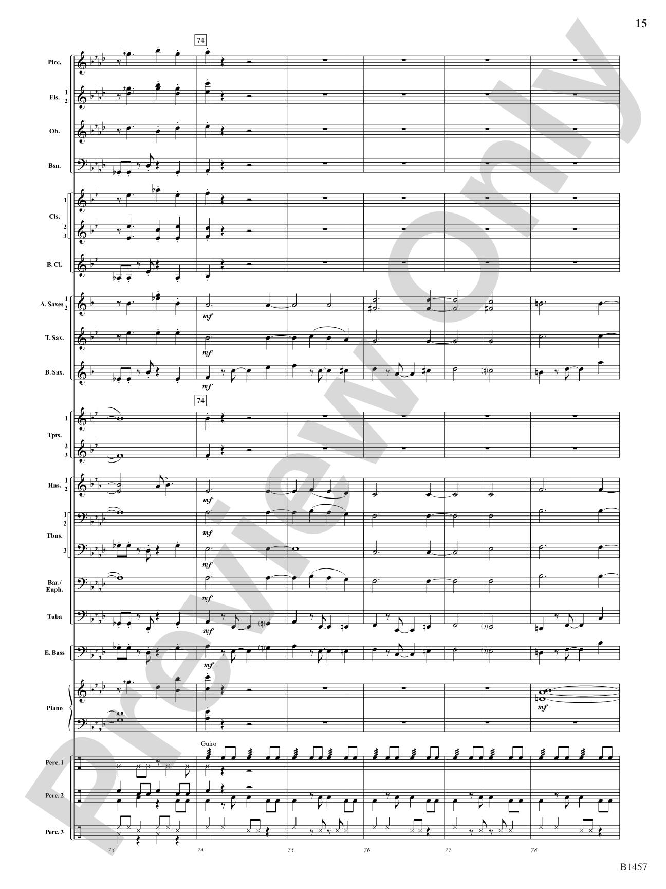 We Wish You a Mambo Christmas: Concert Band Conductor Score & Parts