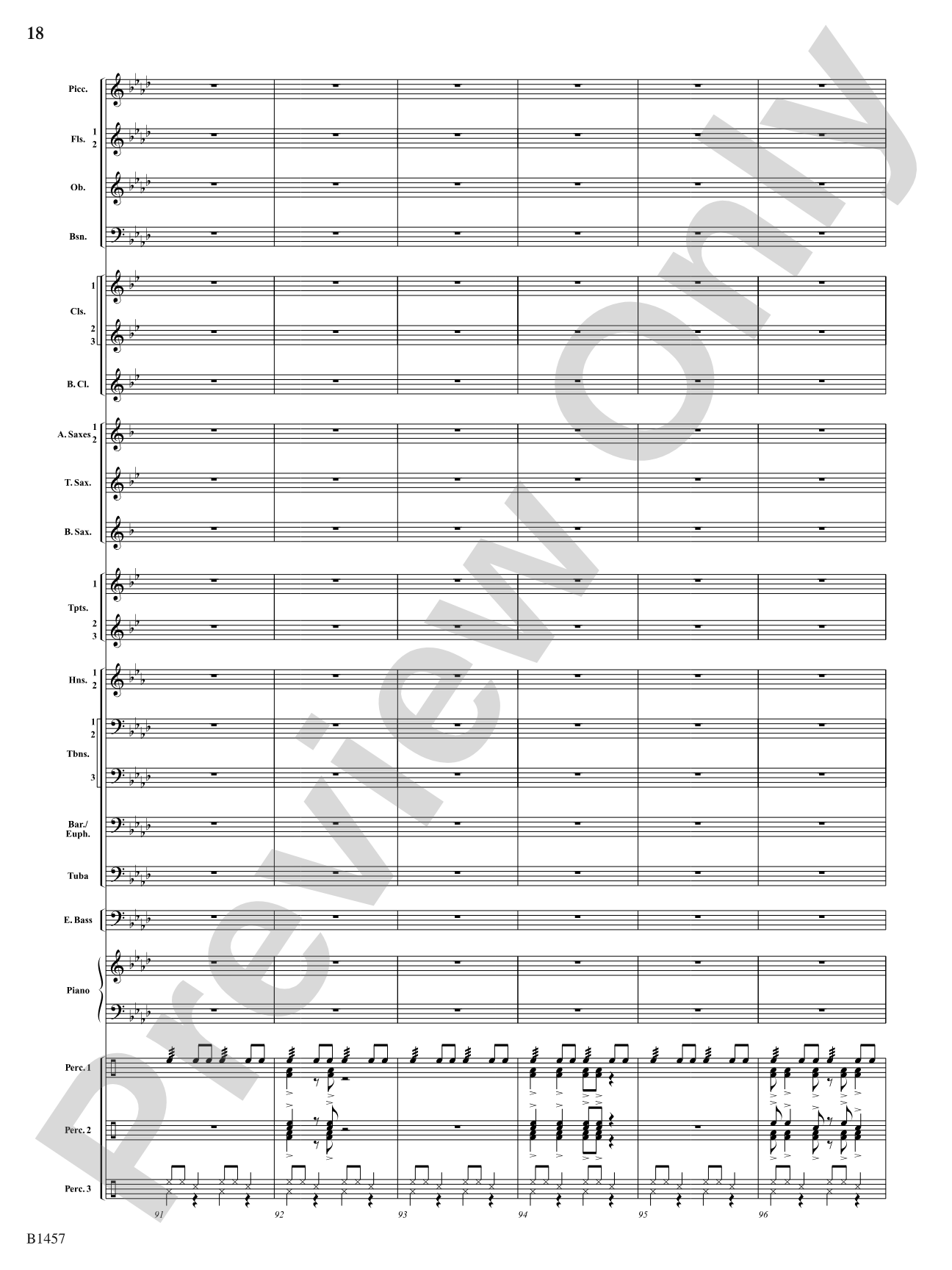 We Wish You a Mambo Christmas: Concert Band Conductor Score & Parts