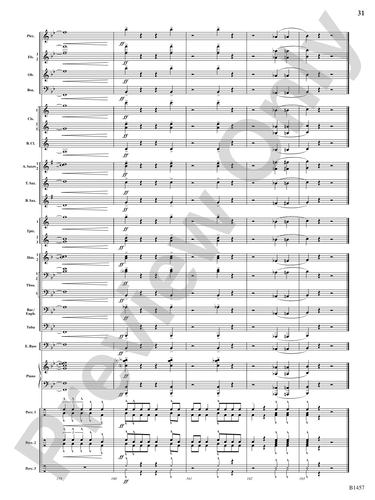 We Wish You a Mambo Christmas: Concert Band Conductor Score & Parts