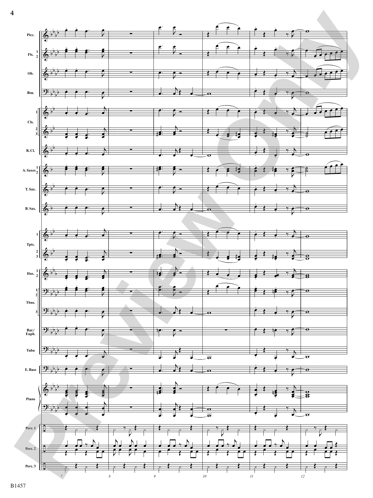 We Wish You a Mambo Christmas: Concert Band Conductor Score & Parts