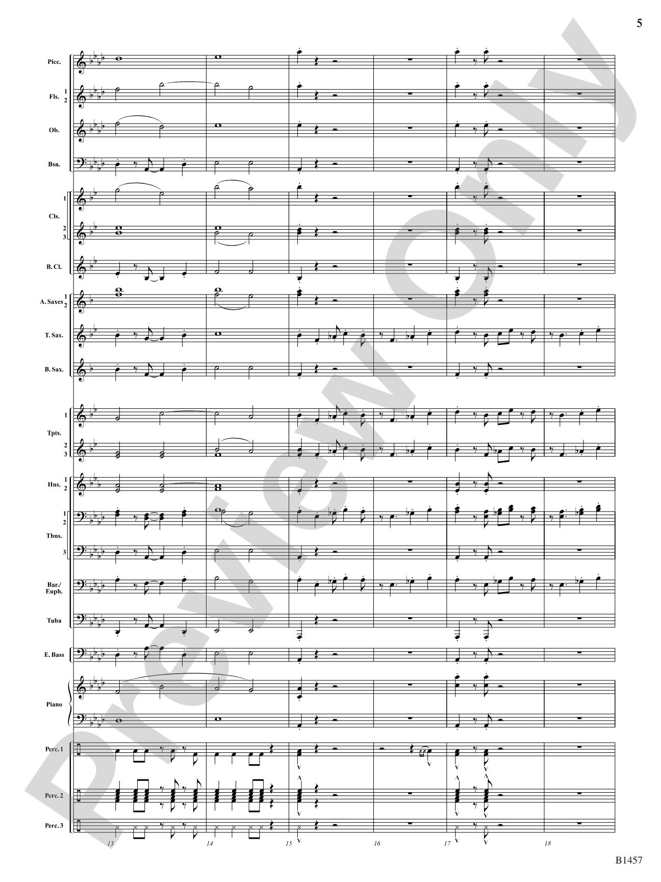 We Wish You a Mambo Christmas: Concert Band Conductor Score & Parts