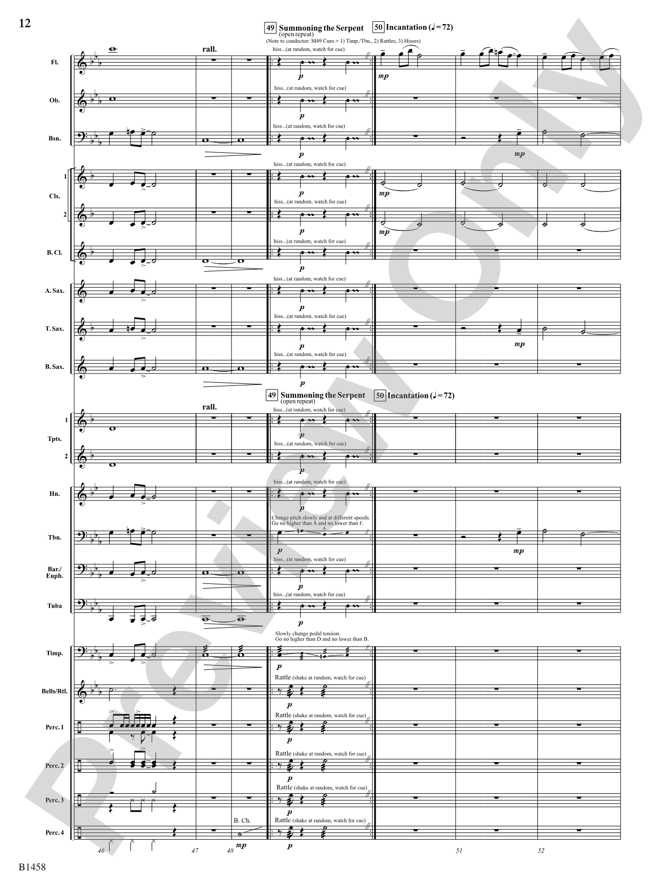 Stone Serpent Mound: Concert Band Conductor Score & Parts