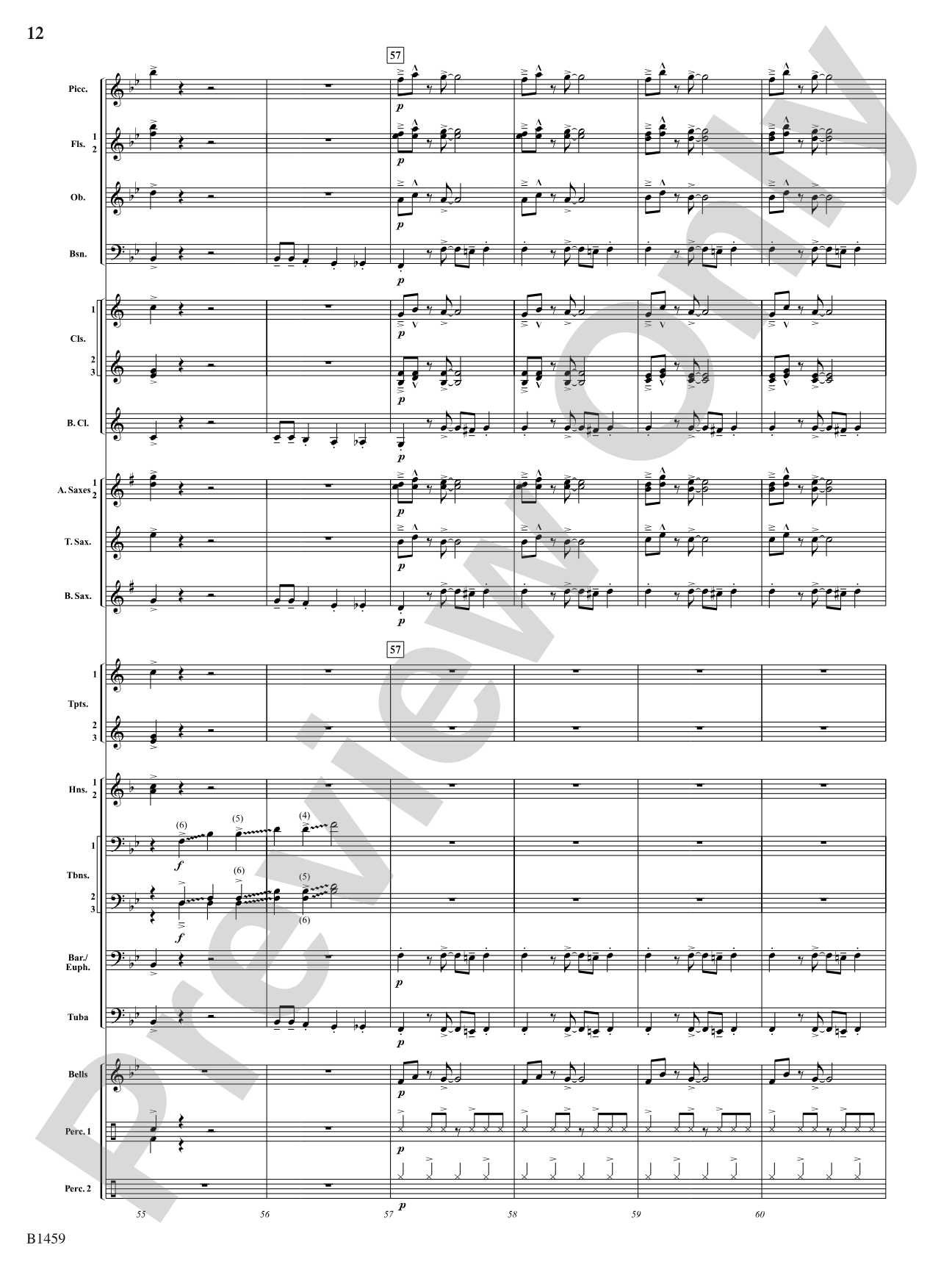 Trombone Tiger Rag: Score