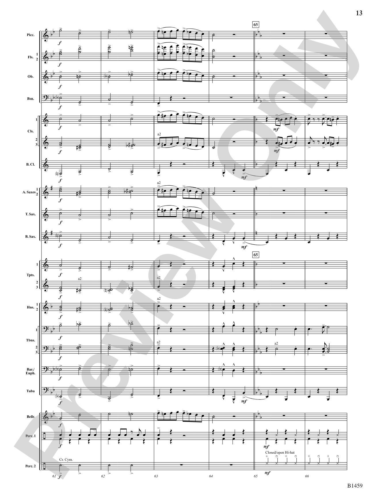 Trombone Tiger Rag: Score