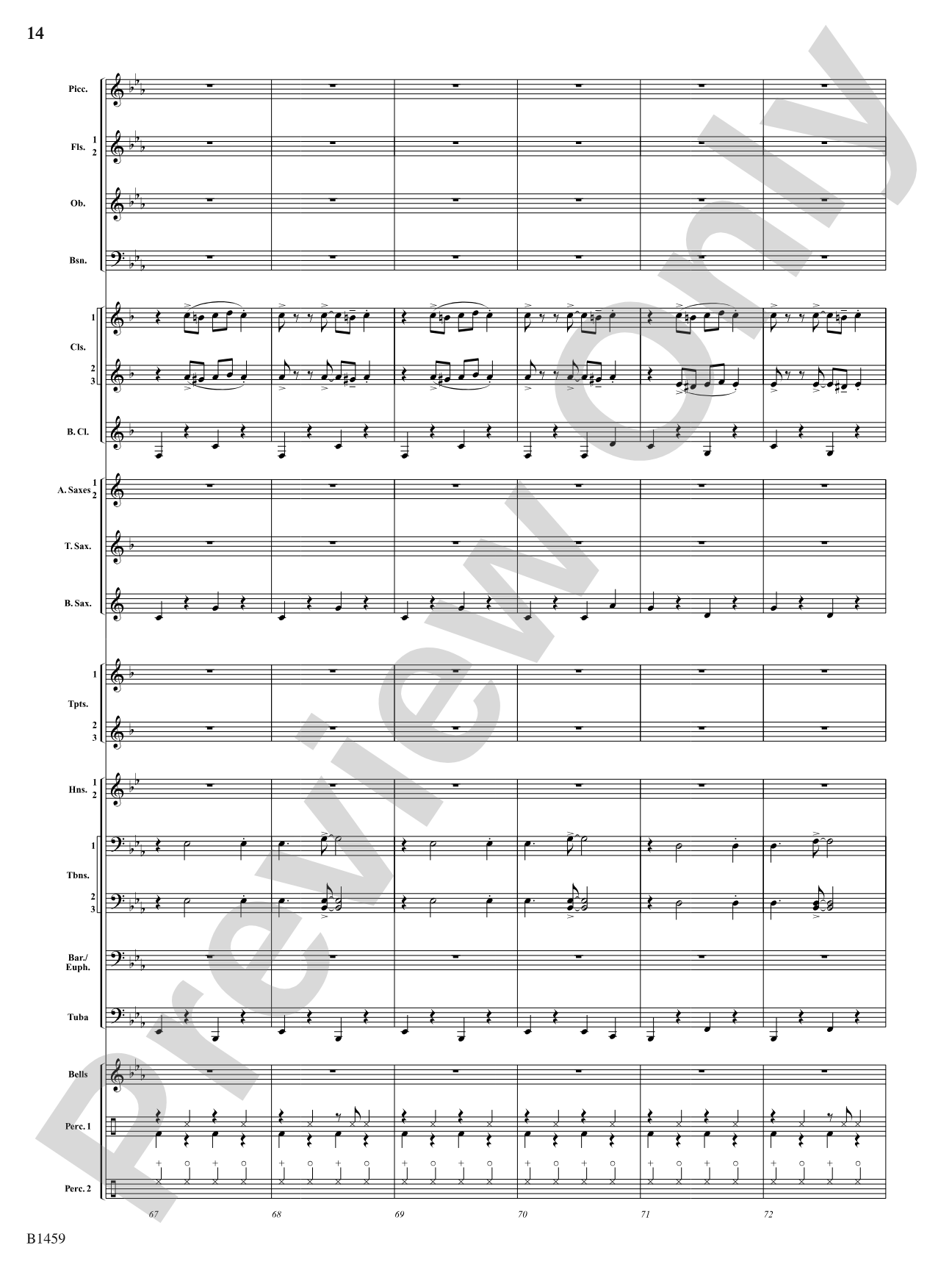 Trombone Tiger Rag: Score