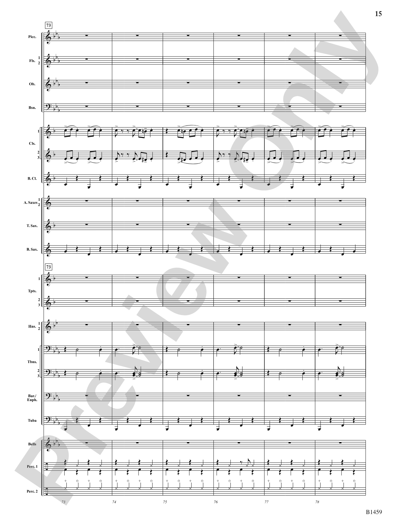 Trombone Tiger Rag: Score