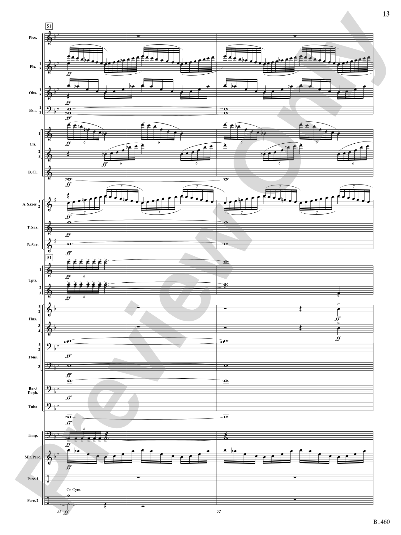 Ichabod Fanfare: Concert Band Conductor Score & Parts